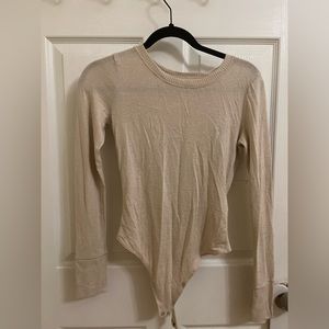 Abercrombie sweater bodysuit size medium